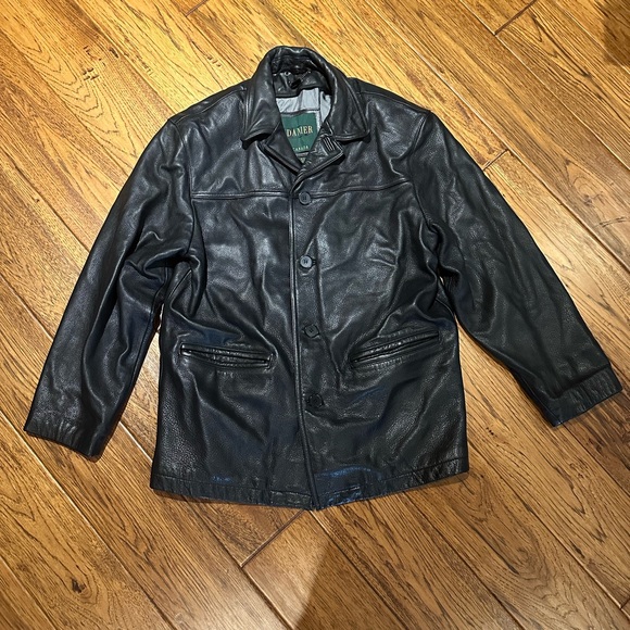 Men's Leather Jacket (Danier Leather) Size Medium - Picture 1 of 5
